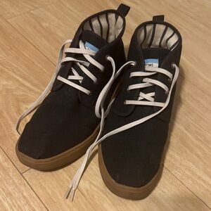 TOMS Men's Black Canvas Shoes